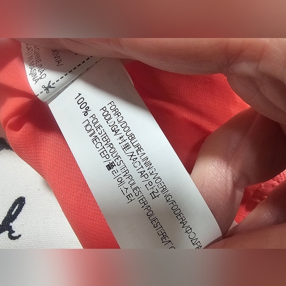 Zara Trafaluc Coral Full Cropped Zip Blazer Jacket Cotton Textured Size Medium - Picture 10 of 16